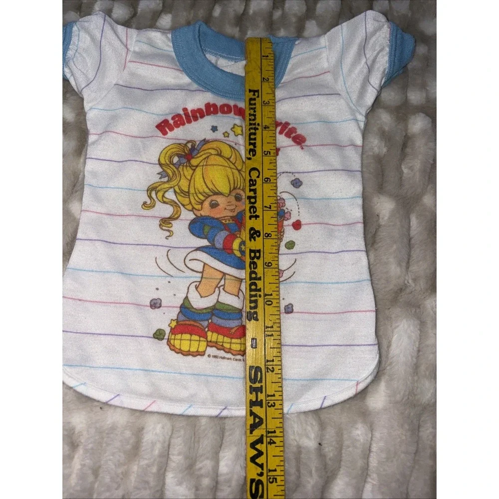 Vintage 1983 Hallmark Original RAINBOW BRITE Doll or Baby Shirt